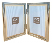 Рамка EVG ONIX DOUBLE 2-10X15 E27 Срібна DOUBLE 2-10X15 E27 Silver